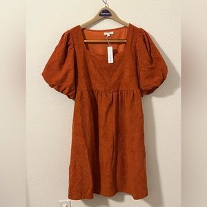 Corduroy dress